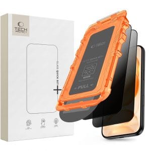 Τζάμι Προστασίας Privacy iPhone 18 Pro Max Tech-Protect Quick Set Spy+ 2-Pack