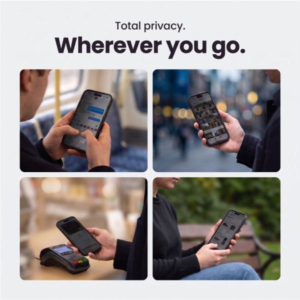 Τζάμι Προστασίας Privacy iPhone 18 Pro Max Tech-Protect Quick Set Spy+ 2-Pack - Image 7