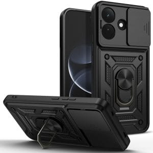 Θήκη Xiaomi Redmi Note 17 Pro 5G Tech-Protect CamShield Pro με Stand Black
