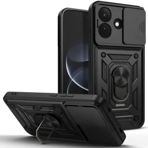 Θήκη Xiaomi Redmi Note 17 Pro 5G Tech-Protect CamShield Pro με Stand Black