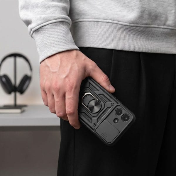 Θήκη Xiaomi Redmi Note 17 Pro 5G Tech-Protect CamShield Pro με Stand Black - Image 8