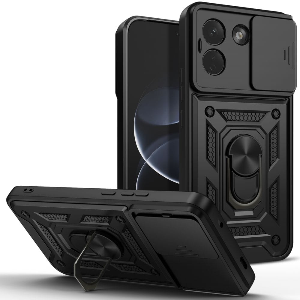 Θήκη Xiaomi Redmi Note 17 Pro Max 5G Tech-Protect CamShield Pro με Stand Black