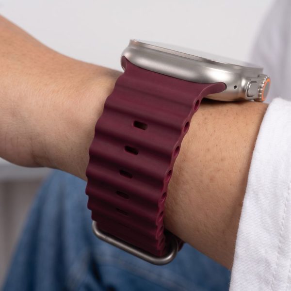 Λουράκι Apple Watch 44/45/46/49mm Tech-Protect IconBand Pro Deep Burgundy - Image 7