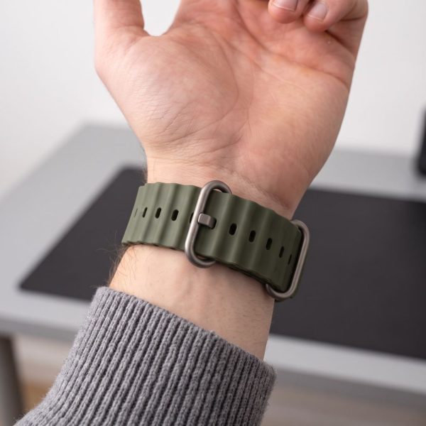 Λουράκι Apple Watch 44/45/46/49mm Tech-Protect IconBand Pro Military Green - Image 4