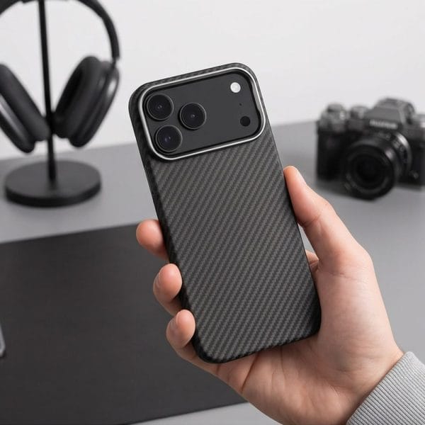 Θήκη iPhone 18 Pro / 17 Pro Tech-Protect Ion Carbon MagSafe Black/Silver - Image 8