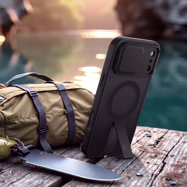 Θήκη iPhone 17 Pro / 18 Pro Tech-Protect Kevlar Aura MagSafe Matte Black - Image 7