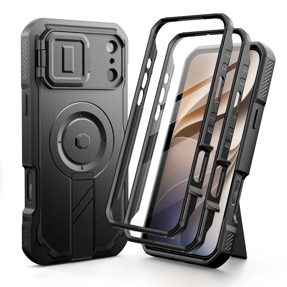 Θήκη iPhone 17 Pro Max / 18 Pro Max Tech-Protect Kevlar MagSafe 2-Set Black - Image 2