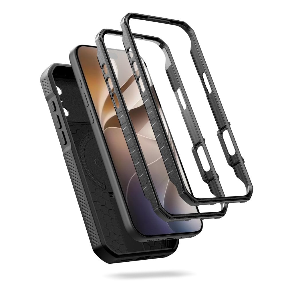 Θήκη iPhone 17 Pro Max / 18 Pro Max Tech-Protect Kevlar MagSafe 2-Set Black - Image 3