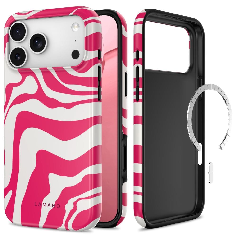 Θήκη iPhone 18 Pro / 17 Pro Tech-Protect Lamano MagSafe Flamingo Bloom