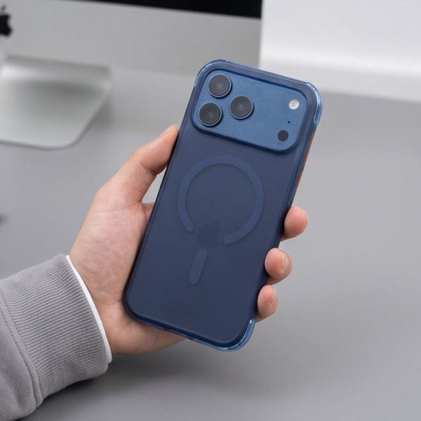 Θήκη iPhone 18 Pro / 17 Pro Tech-Protect MagAir MagSafe CC Matte Deep Blue - Image 10