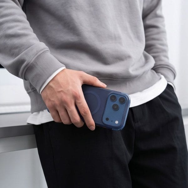 Θήκη iPhone 18 Pro Max / 17 Pro Max Tech-Protect MagAir MagSafe CC Matte Deep Blue - Image 9