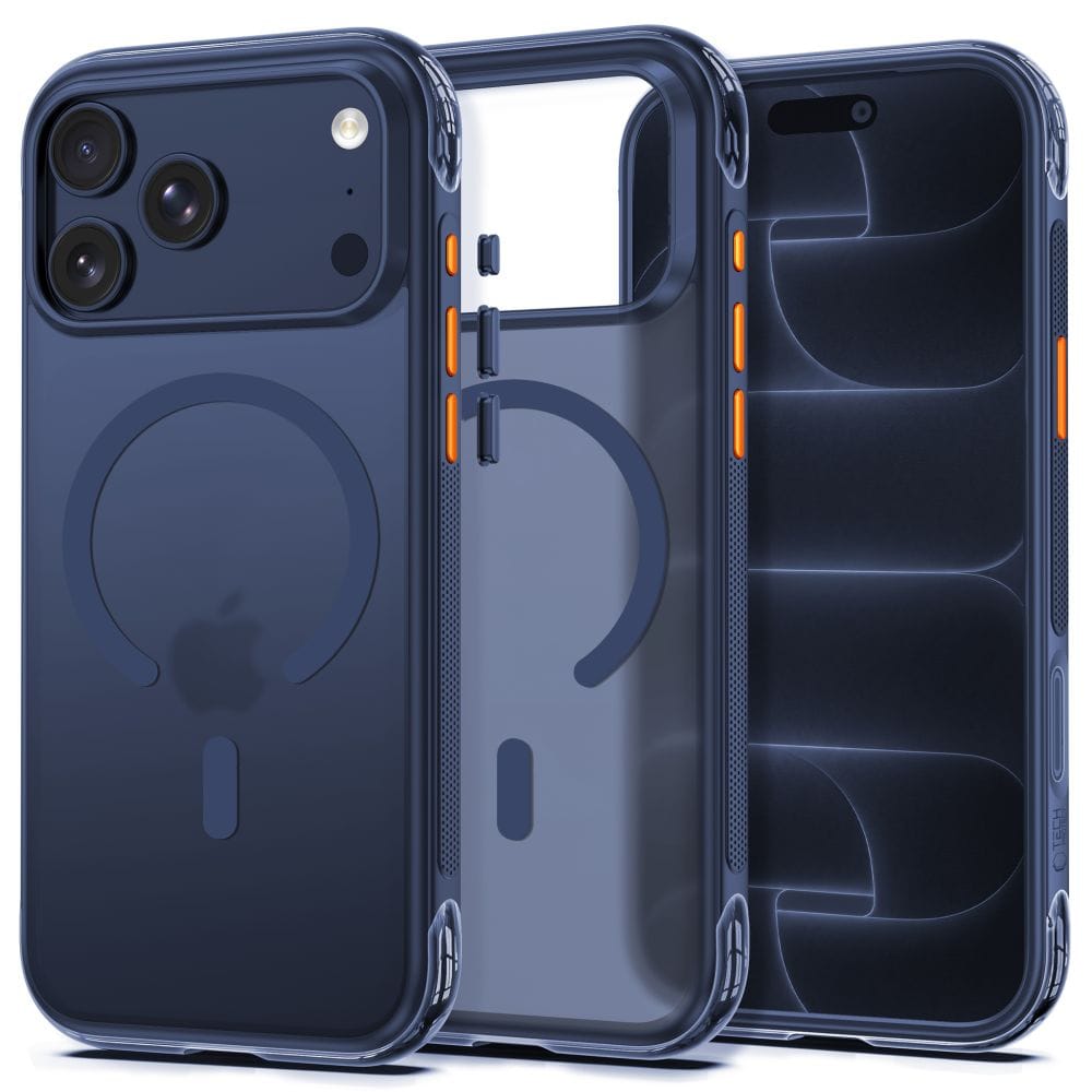 thiki-iphone-18-pro-max-17-pro-max-tech-protect-magair-magsafe-cc-matte-deep-blue