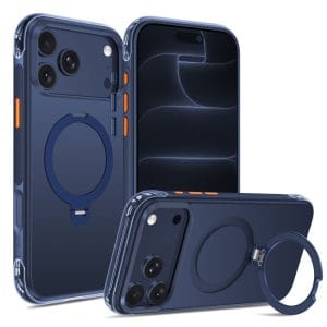 Tech-Protect Magair Stand Magsafe Cc iPhone 17 Pro / 18 Pro Matte Deep Blue