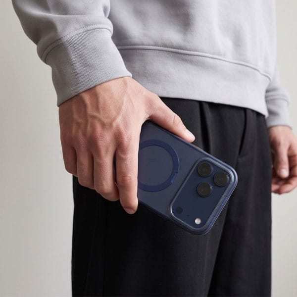 Tech-Protect Magair Stand Magsafe Cc iPhone 17 Pro / 18 Pro Matte Deep Blue - Image 10
