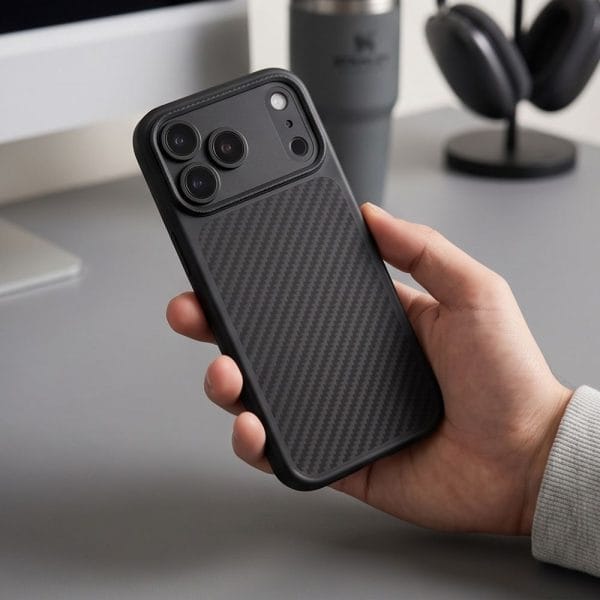 Θήκη iPhone 18 Pro / 17 Pro Tech-Protect MagCam MagSafe Carbon Black - Image 7