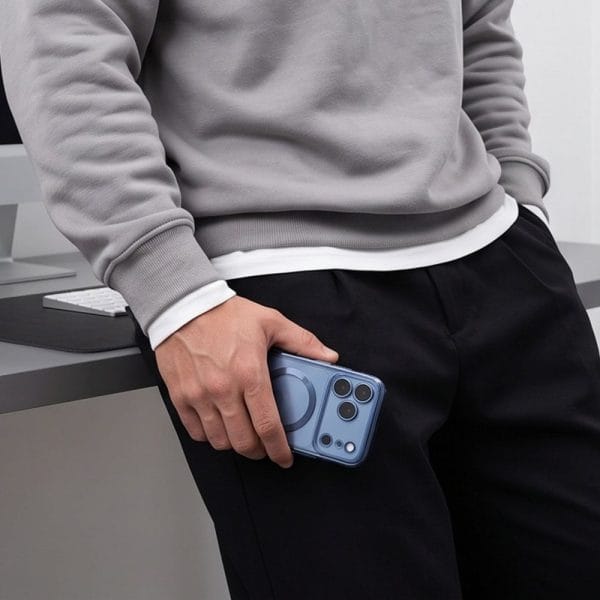 Θήκη iPhone 18 Pro / 17 Pro Tech-Protect MagFlex MagSafe Shiny Light Blue - Image 7