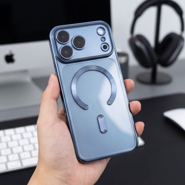 Θήκη iPhone 18 Pro Max / 17 Pro Max Tech-Protect MagFlex MagSafe Shiny Light Blue - Image 6