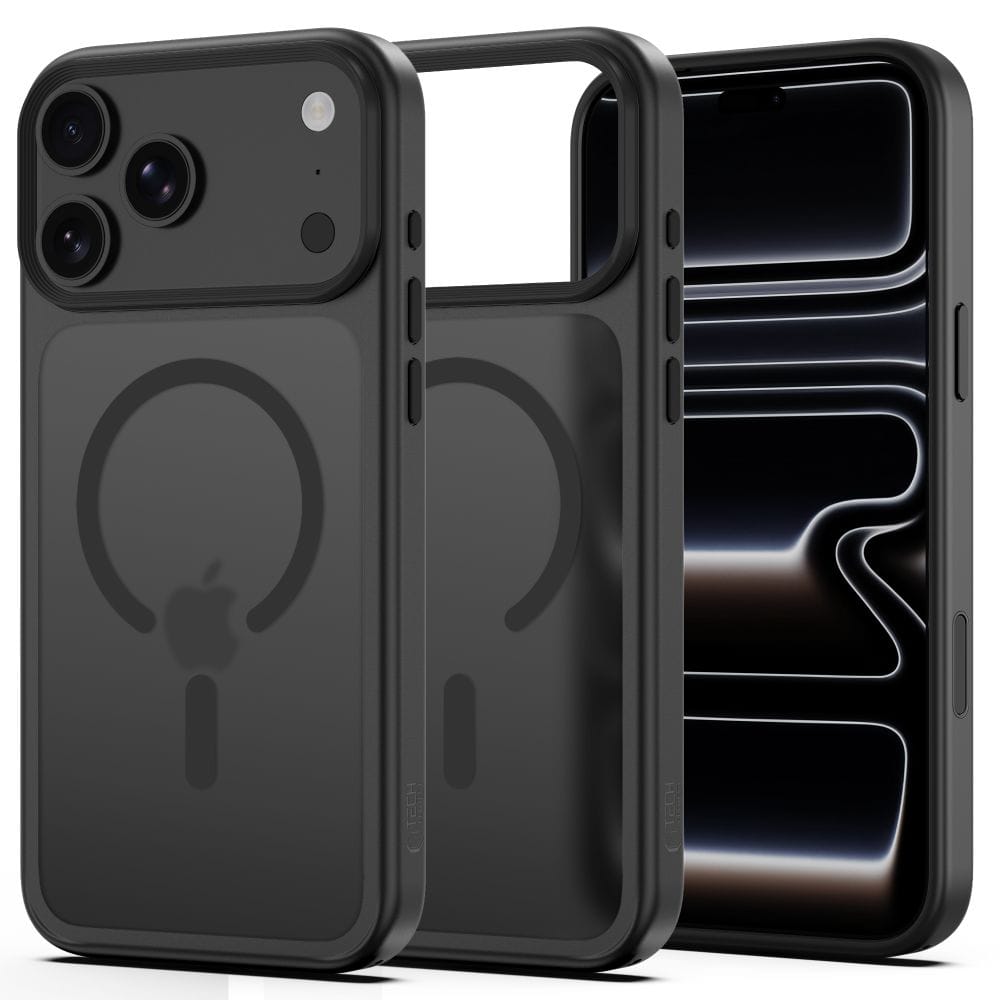 Θήκη iPhone 18 Pro 17 Pro Tech-Protect MagMat MagSafe CC Matte Black