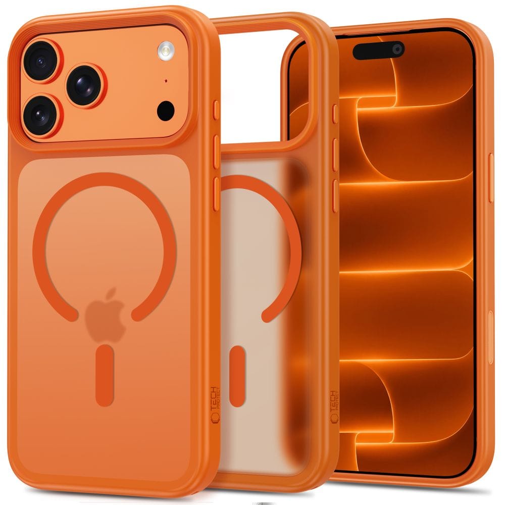 Θήκη iPhone 18 Pro / 17 Pro Tech-Protect MagMat MagSafe CC Matte Cosmic Orange