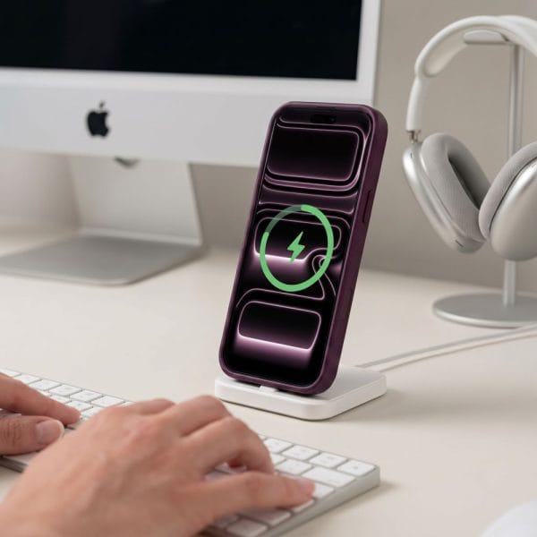 Θήκη iPhone 18 Pro / 17 Pro Tech-Protect MagMat MagSafe CC Matte Dark Cherry - Image 5