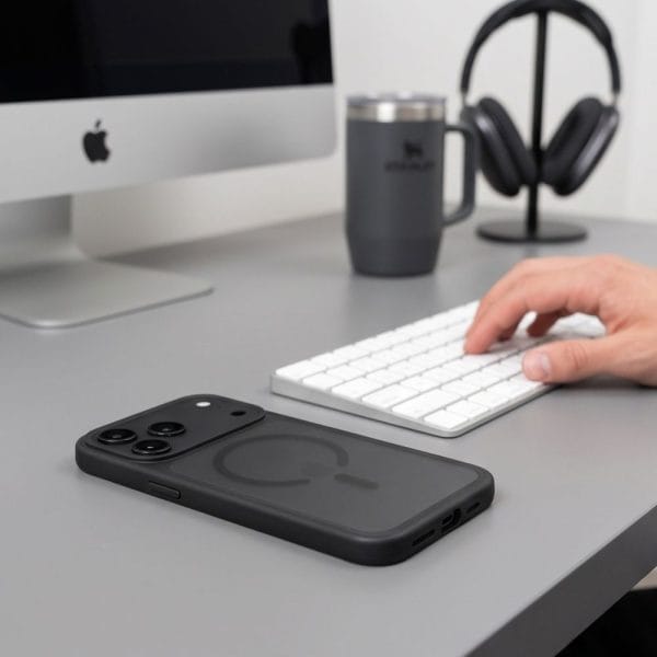 Θήκη iPhone 18 Pro Max / 17 Pro Max Tech-Protect MagMat MagSafe CC Matte Black - Image 5