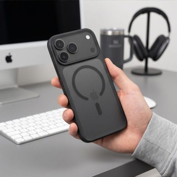 Θήκη iPhone 18 Pro Max / 17 Pro Max Tech-Protect MagMat MagSafe CC Matte Black - Image 8