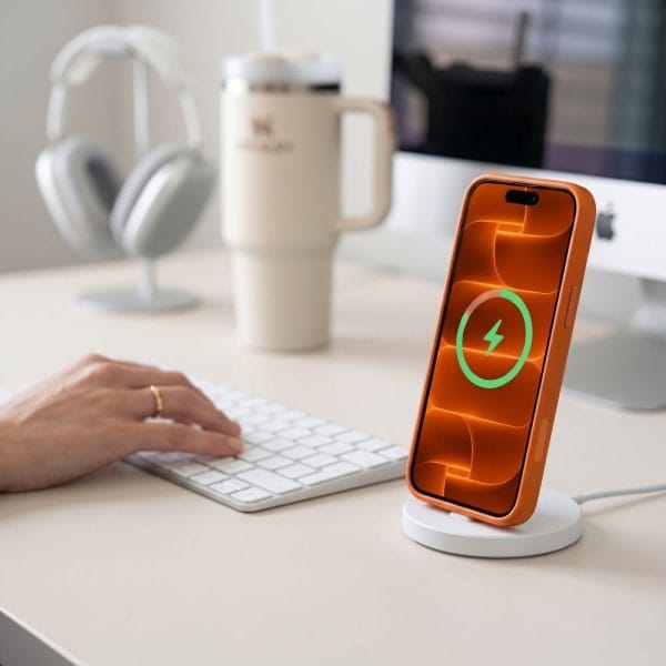 Θήκη iPhone 18 Pro Max / 17 Pro Max Tech-Protect MagMat MagSafe CC Matte Cosmic Orange - Image 5