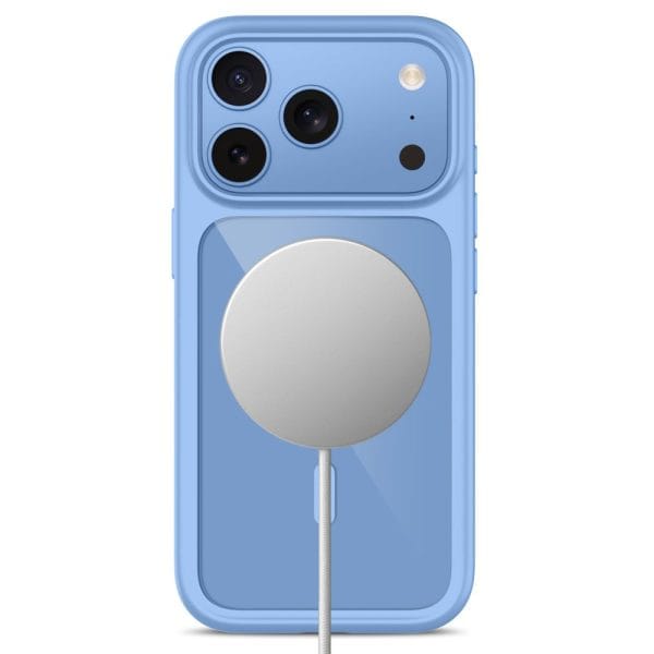Θήκη iPhone 18 Pro / 17 Pro Tech-Protect MagOne MagSafe CC + Glass 2-Pack Light Blue/Clear - Image 5