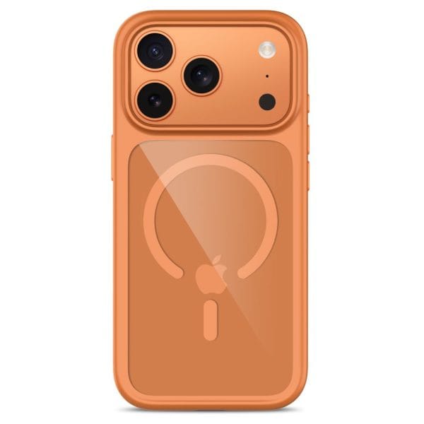 Θήκη iPhone 18 Pro Max / 17 Pro Max Tech-Protect MagOne MagSafe CC + Glass 2-Pack Cosmic Orange/Clear - Image 4