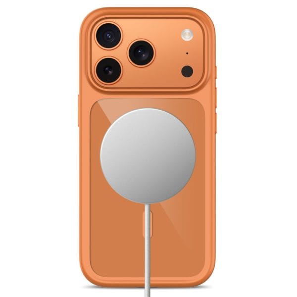 Θήκη iPhone 18 Pro Max / 17 Pro Max Tech-Protect MagOne MagSafe CC + Glass 2-Pack Cosmic Orange/Clear - Image 5