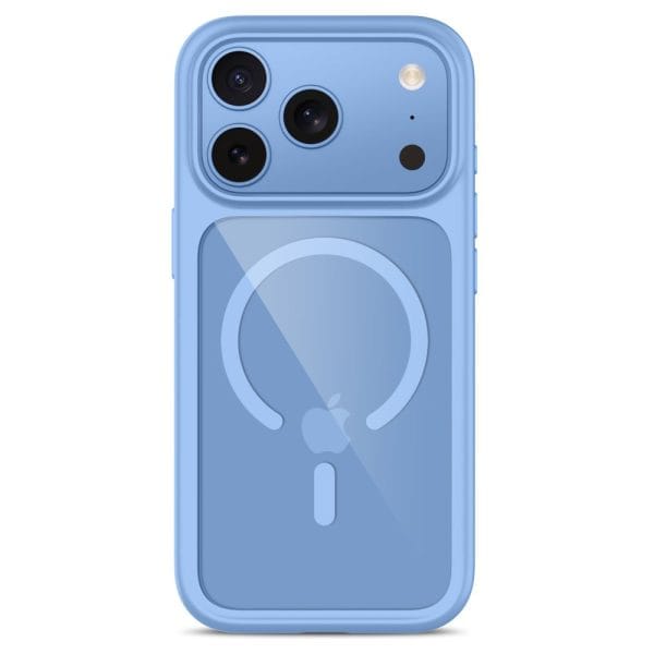 Θήκη iPhone 18 Pro Max / 17 Pro Max Tech-Protect MagOne MagSafe CC + Glass 2-Pack Light Blue/Clear - Image 4
