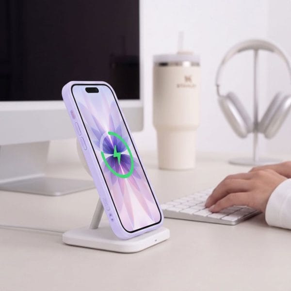 Θήκη iPhone 17 Tech-Protect MagPeak MagSafe CC Matte Lavender - Image 5