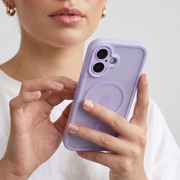 Θήκη iPhone 17 Tech-Protect MagPeak MagSafe CC Matte Lavender - Image 7