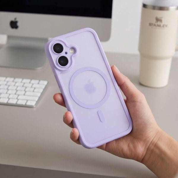 Θήκη iPhone 17 Tech-Protect MagPeak MagSafe CC Matte Lavender - Image 8