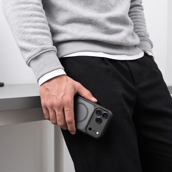 Θήκη iPhone 17 Pro / 18 Pro Tech-Protect MagPeak MagSafe CC Matte Black - Image 9