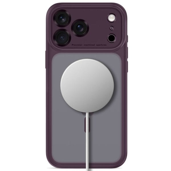 Θήκη iPhone 17 Pro / 18 Pro Tech-Protect MagPeak MagSafe CC Matte Dark Cherry - Image 4