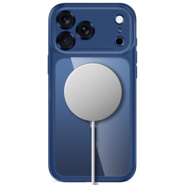Θήκη iPhone 17 Pro Max / 18 Pro Max Tech-Protect MagPeak MagSafe CC Deep Blue/Clear - Image 4