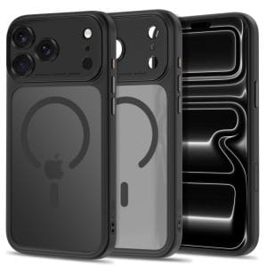 Θήκη iPhone 17 Pro Max / 18 Pro Max Tech-Protect MagPeak MagSafe CC Matte Black