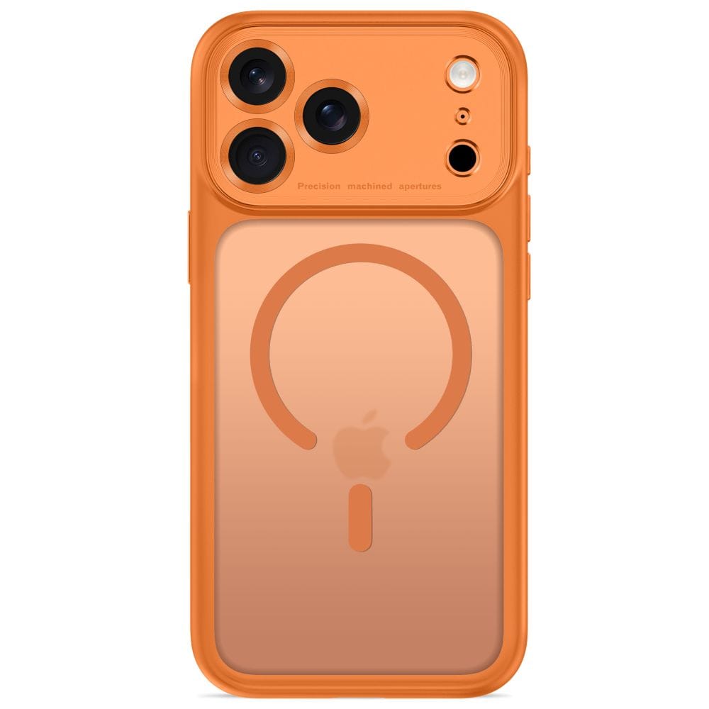 Θήκη iPhone 17 Pro Max / 18 Pro Max Tech-Protect MagPeak MagSafe CC Matte Cosmic Orange - Image 3