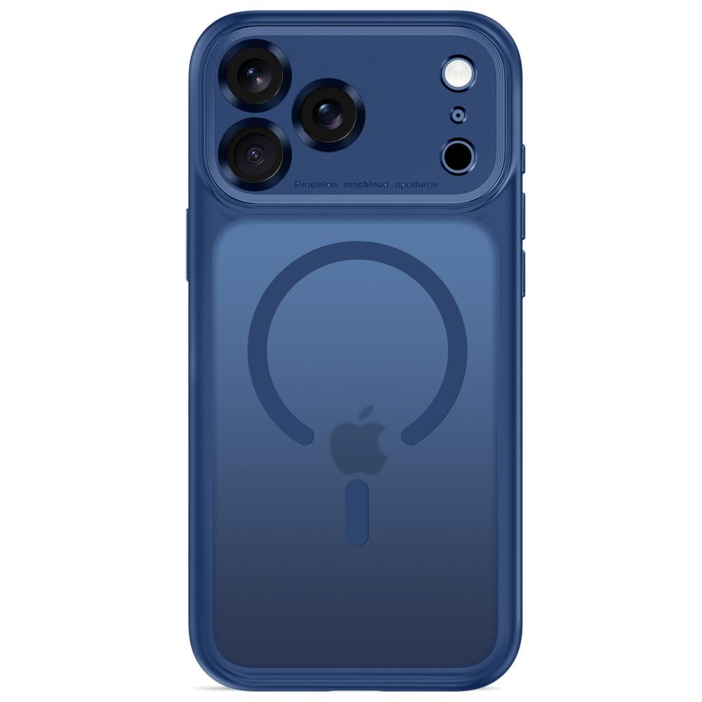 Θήκη iPhone 17 Pro Max / 18 Pro Max Tech-Protect MagPeak MagSafe CC Matte Deep Blue - Image 3