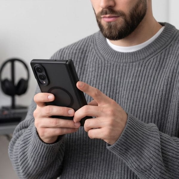 Θήκη Samsung Galaxy Z Fold 8 Tech-Protect MagPeak MagSafe Matte Black - Image 7