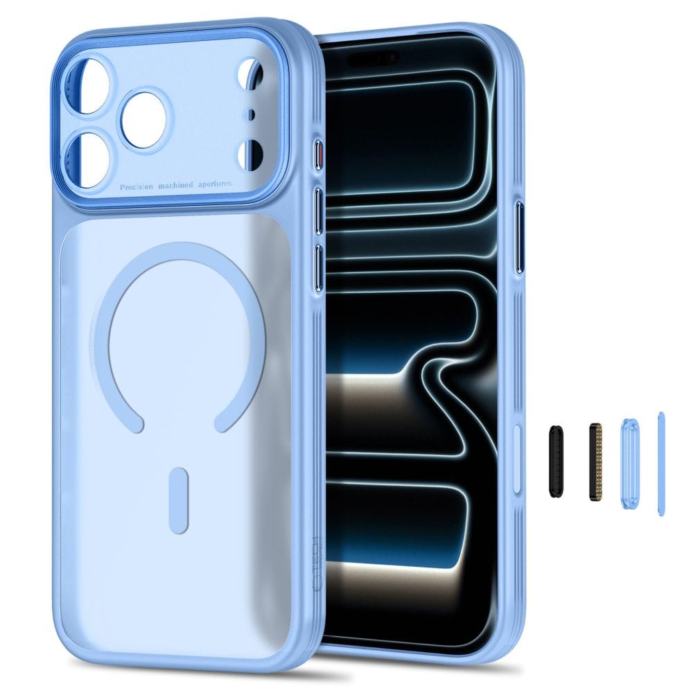 Θήκη iPhone 17 Pro / 18 Pro Tech-Protect MagPrime MagSafe CC Matte Light Blue - Image 2