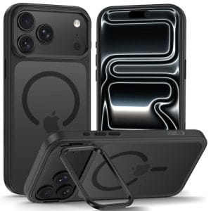 Θήκη iPhone 18 Pro Max 17 Pro Max Tech-Protect MagStand MagSafe CC Matte Black