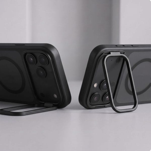 Θήκη iPhone 18 Pro Max / 17 Pro Max Tech-Protect MagStand MagSafe CC Matte Black - Image 10