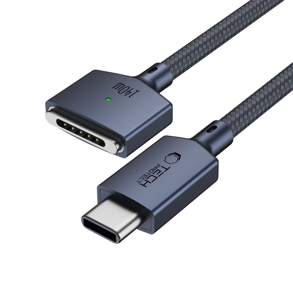Καλώδιο Φόρτισης MacBook USB-C σε MagSafe 3 140W 3m Tech-Protect MMC01 UltraBoost Midnight Blue - Image 3