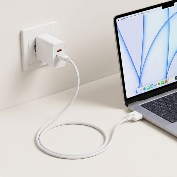 Καλώδιο Φόρτισης MacBook USB-C σε MagSafe 3 140W 3m Tech-Protect MMC01 UltraBoost White - Image 7