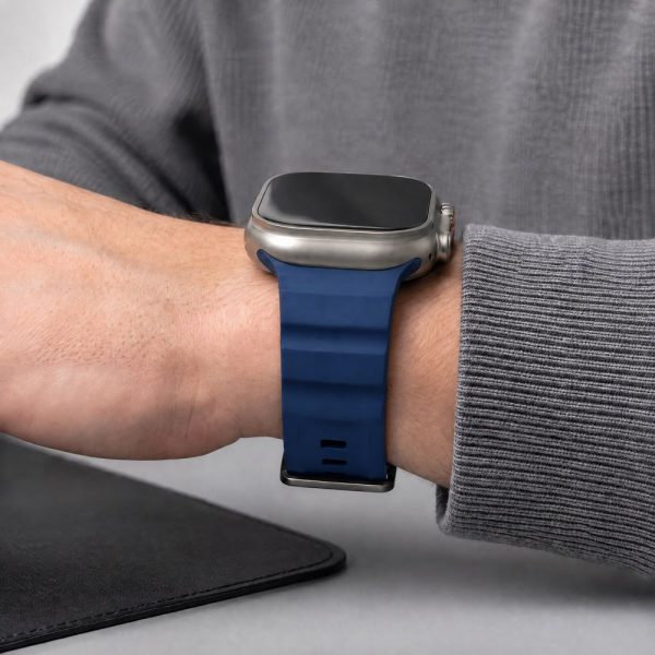 Λουράκι Apple Watch 44/45/46/49mm Tech-Protect Motion Nautical Blue - Image 6