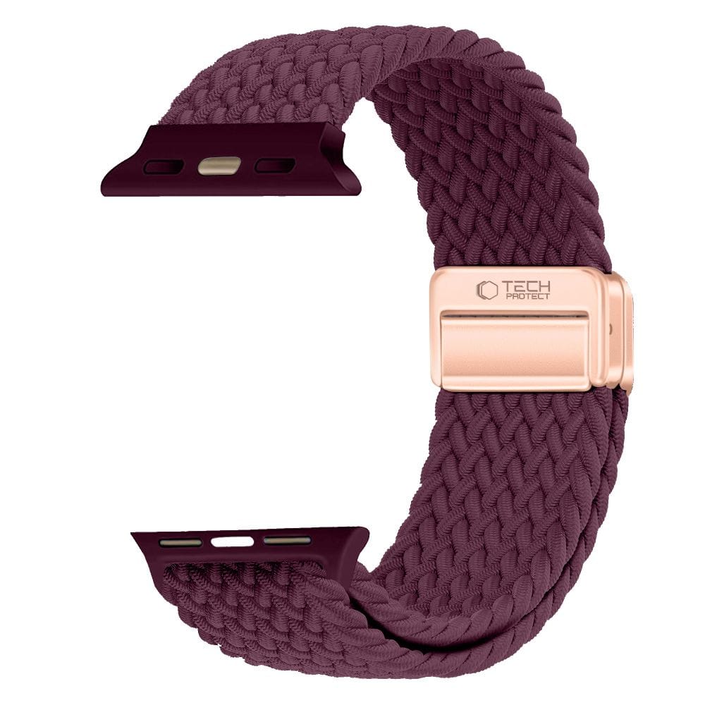 Λουράκι Apple Watch 44/45/46/49mm Tech-Protect NylonMag Deep Burgundy - Image 3
