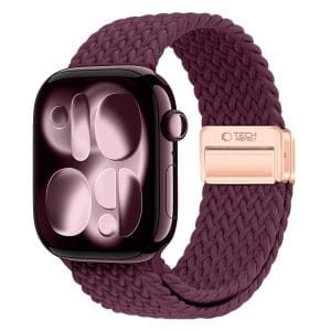 Λουράκι Apple Watch 44/45/46/49mm Tech-Protect NylonMag Deep Burgundy