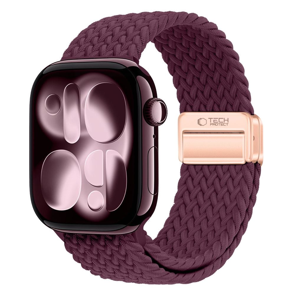 Λουράκι Apple Watch 44/45/46/49mm Tech-Protect NylonMag Deep Burgundy